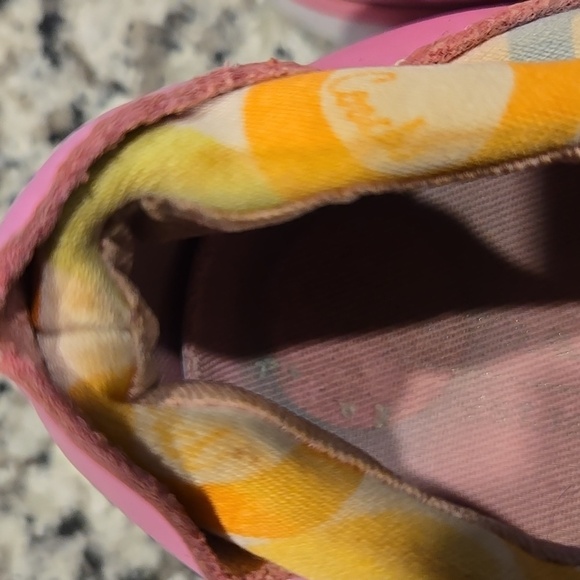 COACH BEALE PINK MULTICOLOR C MONOGRAM SLIP ON SNEAKER. SIZE 8B - Picture 7 of 14